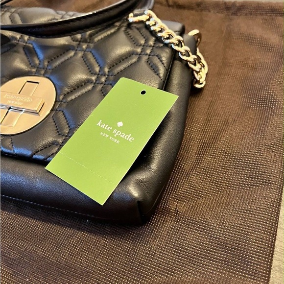 Kate Spade Quilted Black Crossbody Bag - Picture 5 of 6